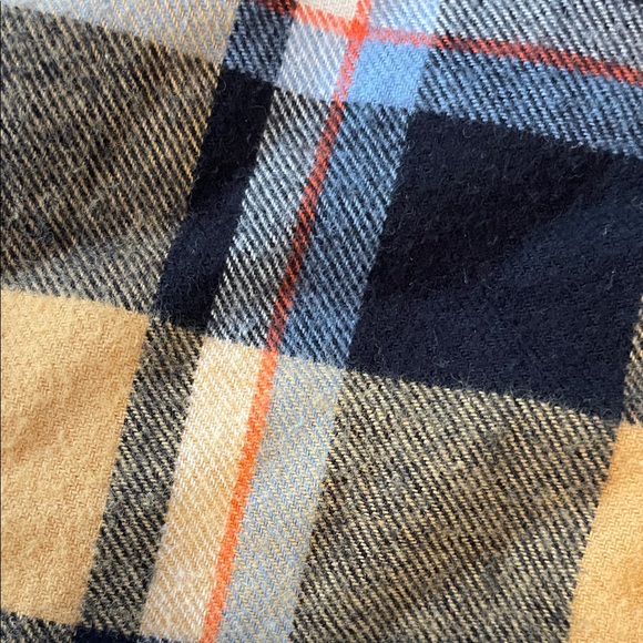 Cat & Jack Kids Plaid Shirt - Yellow, Black, and Blue - Picture 4 of 7